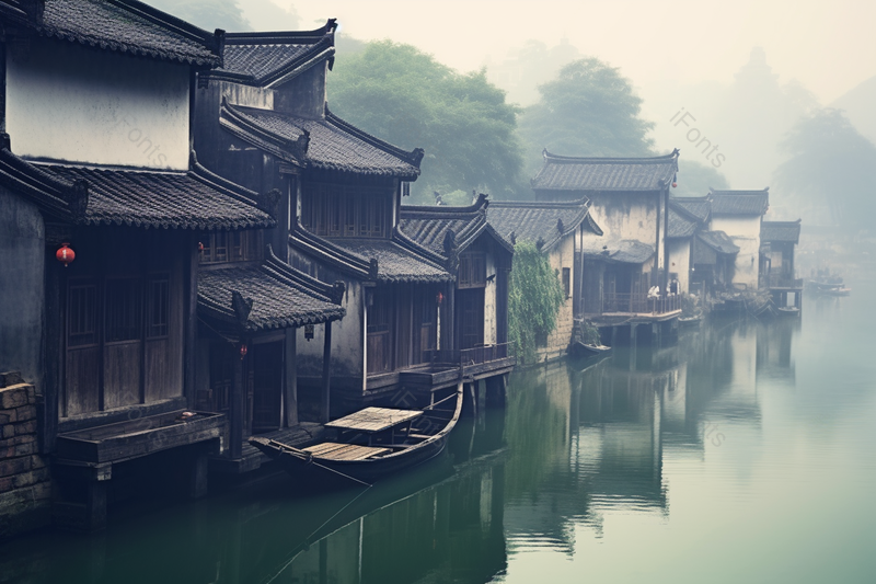 清晨江南水乡乌镇高清图片清晰摄影图,高清,摄影图,摄影图片,图片大全,摄影图免费下载